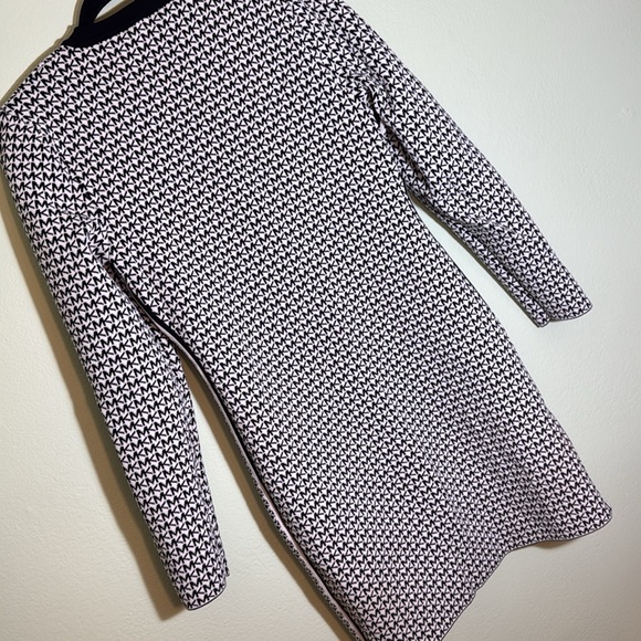 Michael Kors MK Jacquard logo print dress size L - Picture 11 of 13